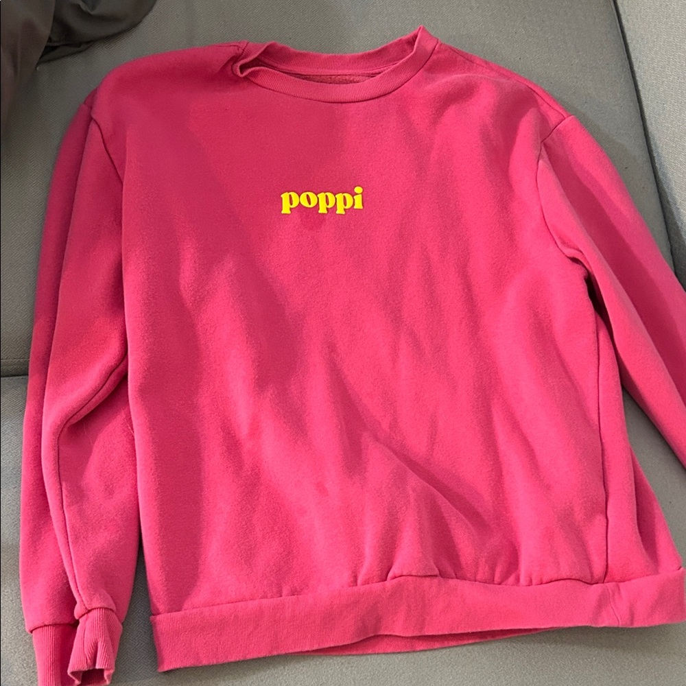 Bright Pink Poppi Sweatshirt